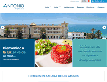 Tablet Screenshot of antoniohoteles.com